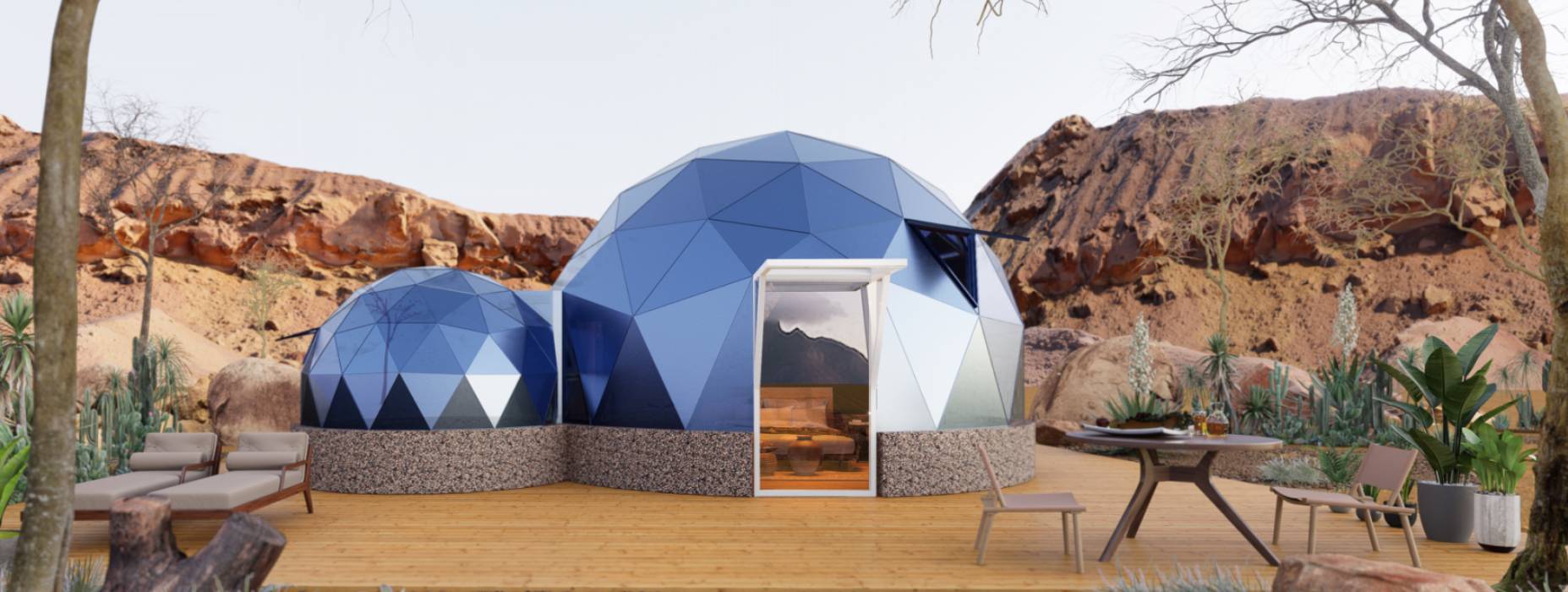 清原满族自治县球形智能光伏玻璃星空房